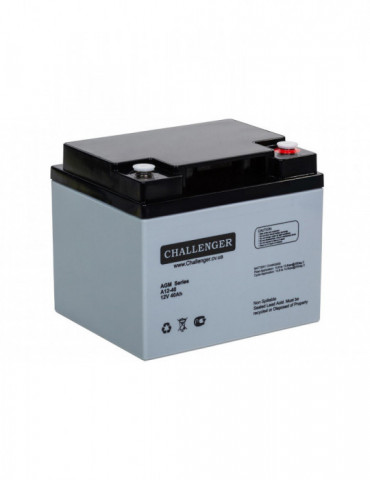 Акумулятор Challenger А12-40 AGM, 12В, 41 А·год купити - AnyBattery.com.ua