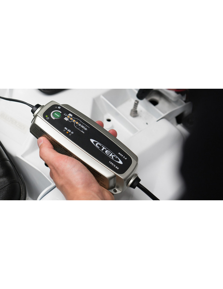 Зарядний пристрій CTEK MXS 3.8, 12В (Wet, MF, Ca/Ca, AGM, GEL),  Арт: 40-001 купуйте в AnyBattery.com.ua