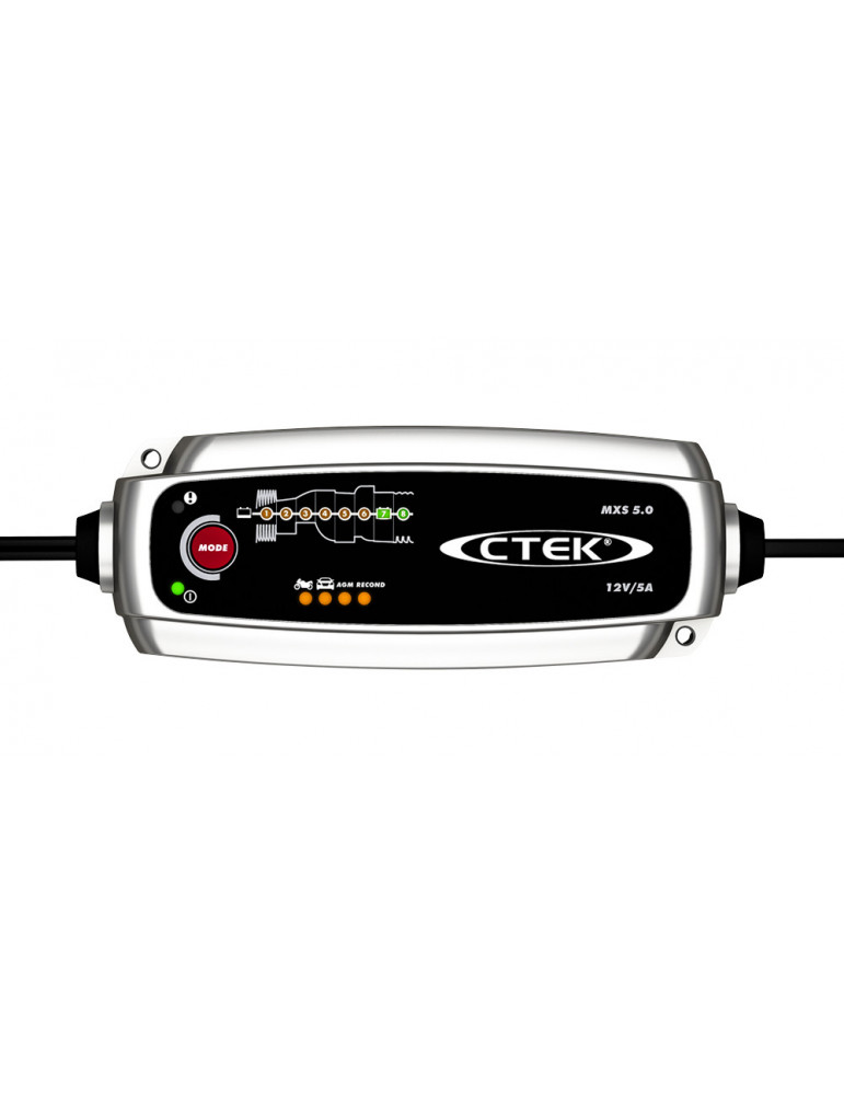 Зарядний пристрій CTEK MXS 5.0, 12В (Wet, MF, Ca/Ca, AGM, GEL),  Арт: 56-998 купуйте в AnyBattery.com.ua Зарядний пристрій CTEK MXS 5.0, 12В (Wet, MF, Ca/Ca, AGM, GEL),  Арт: 56-998 купуйте в AnyBattery.com.ua