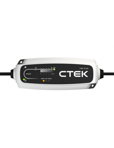 Зарядний пристрій CTEK CT5 TIME TO GO, 12В (Wet, MF, Ca/Ca, AGM, GEL),  Арт: 40-161 купуйте в AnyBattery.com.ua