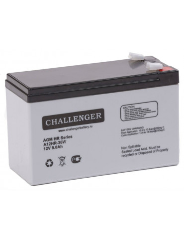 Акумулятор Challenger А12HR-36W AGM, 12В, 9 А·год купити - AnyBattery.com.ua