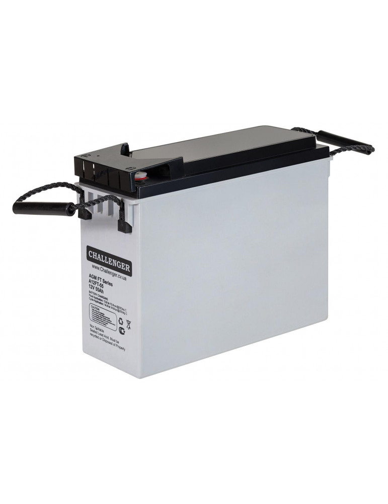 Акумулятор Challenger А12FT-55 AGM, 12В, 55 А·год купити - AnyBattery.com.ua