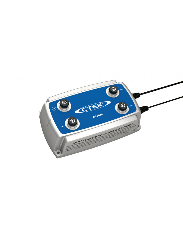 Зарядний пристрій CTEK D250TS, 24В (Wet, MF, Ca/Ca, AGM, GEL),  Арт: 56-740 купуйте в AnyBattery.com.ua