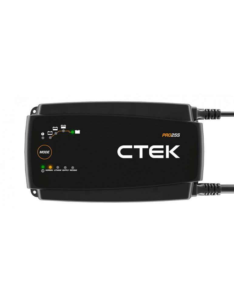 Зарядний пристрій CTEK PRO25S, 12В (LiFePO4, Wet, MF, Ca/Ca, AGM, GEL),  Арт: 40-194 купуйте в AnyBattery.com.ua