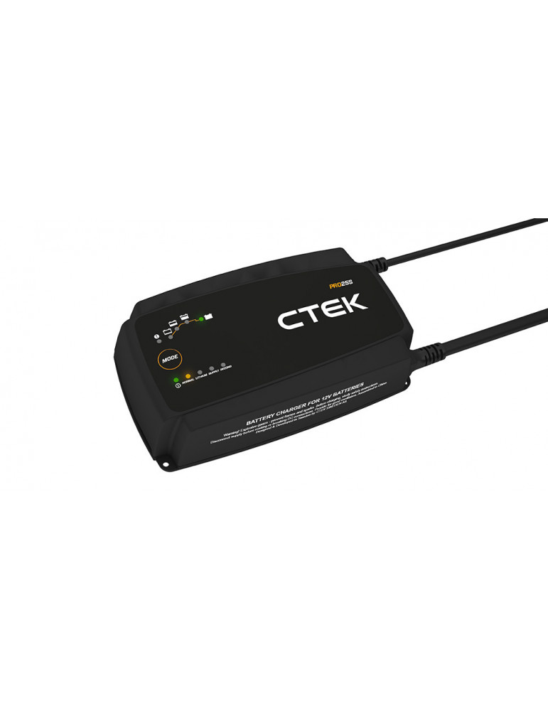 Зарядний пристрій CTEK PRO25S, 12В (LiFePO4, Wet, MF, Ca/Ca, AGM, GEL),  Арт: 40-194 купуйте в AnyBattery.com.ua