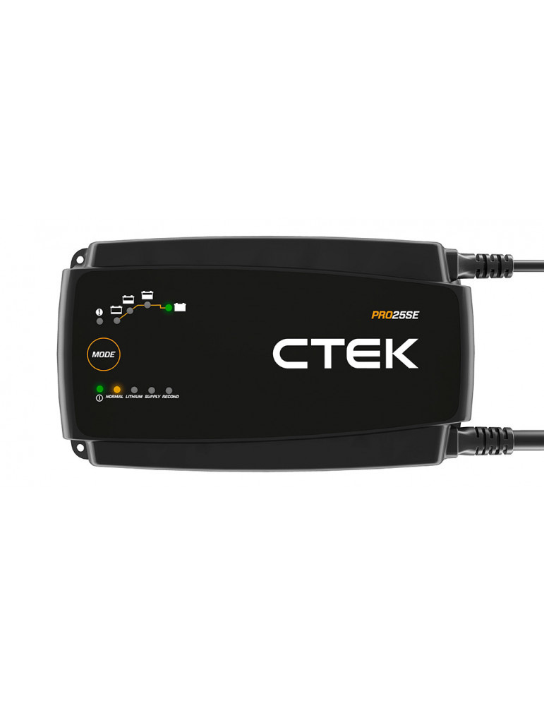 Зарядний пристрій СТЕК PRO25SE, 12В (LiFePO4, Wet, MF, Ca/Ca, AGM, GEL),  Арт: 40-197 купуйте в AnyBattery.com.ua