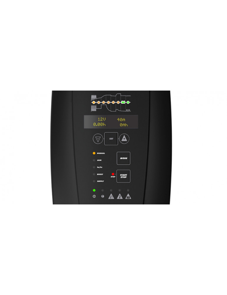 Зарядний пристрій СТЕК MXTS 40 EU, 12В / 24В (Wet, MF, Ca/Ca, EFB, AGM, GEL),  Арт: 56-995 купуйте в AnyBattery.com.ua