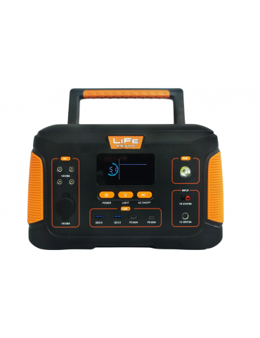 Портативна зарядна електростанція LiFe PS 500, 500 Вт, Li-ion купуйте в AnyBattery.com.ua