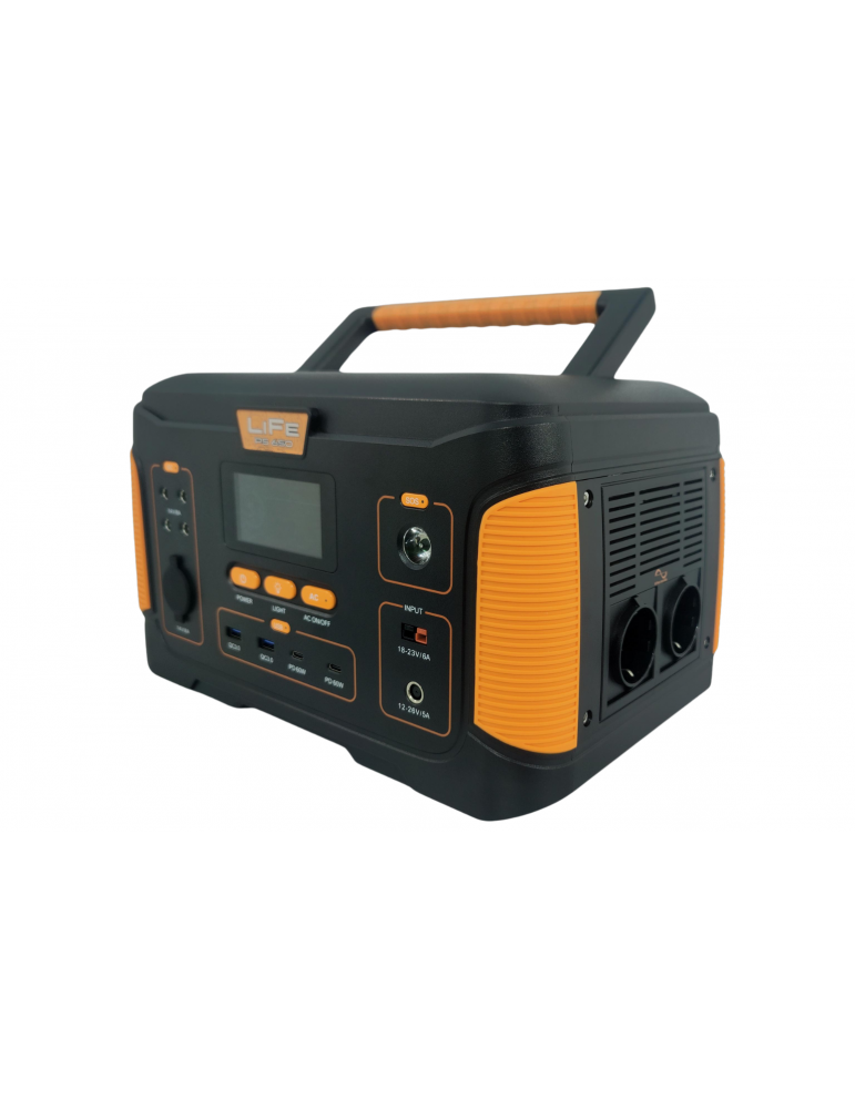 Портативна зарядна електростанція LiFe PS 650, 650 Вт, Li-ion купуйте в AnyBattery.com.ua