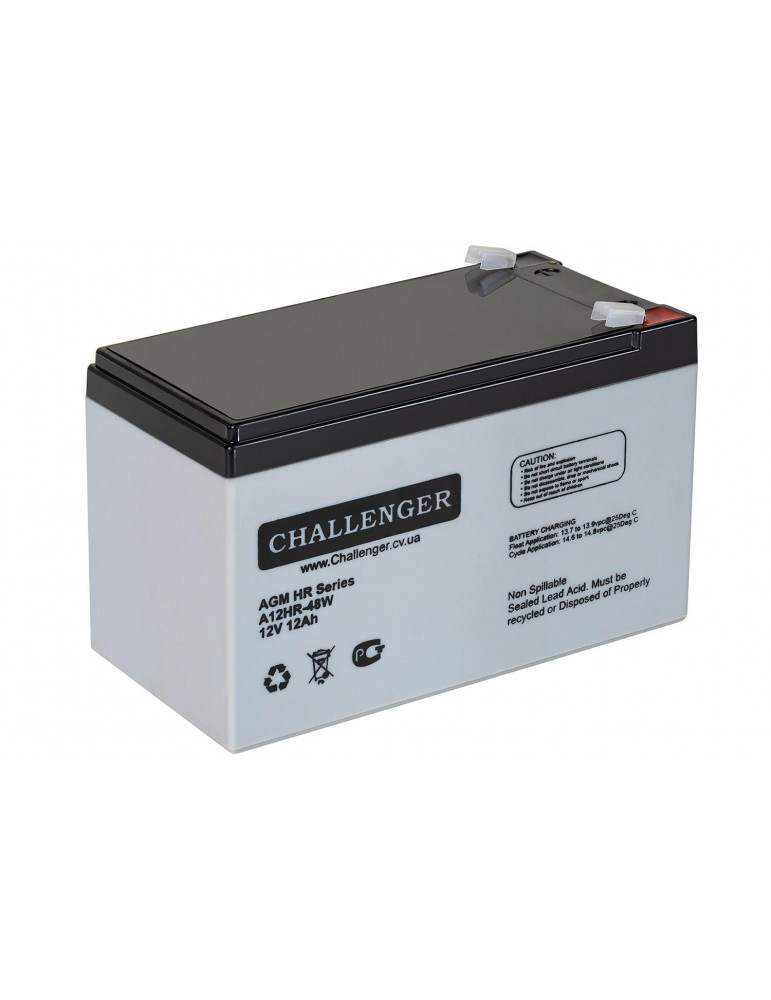 Акумулятор Challenger А12HR-48W AGM, 12В, 12 А·год купити - AnyBattery.com.ua