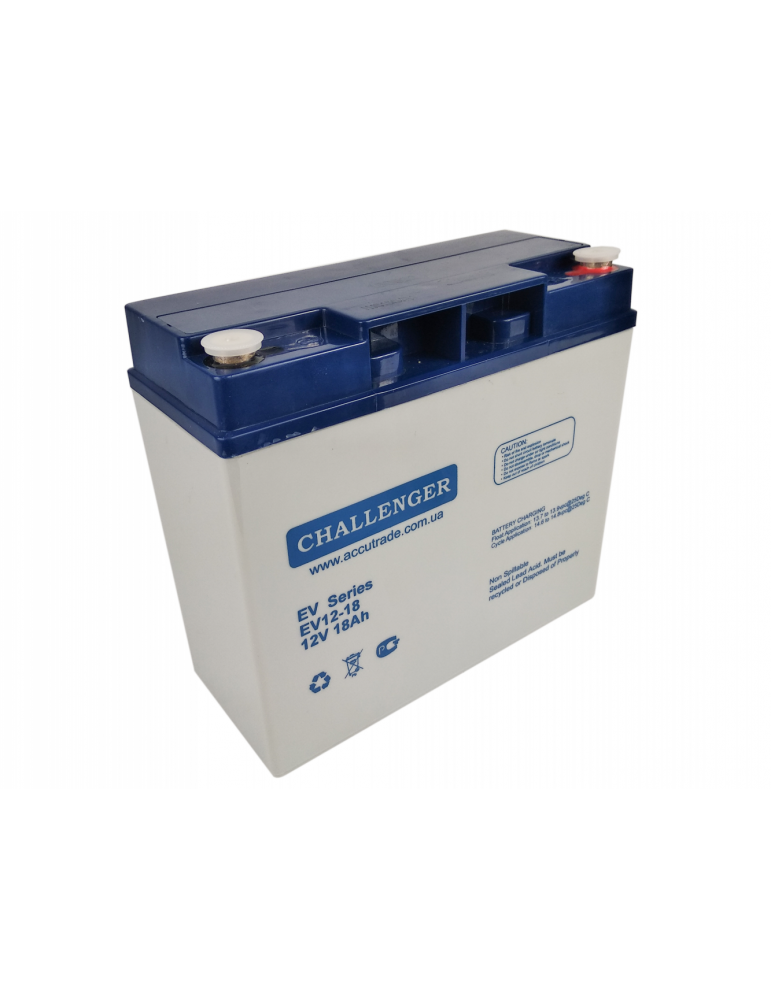 Акумулятор Challenger EV12-18 AGM, 12В, 18 А·год купити - AnyBattery.com.ua