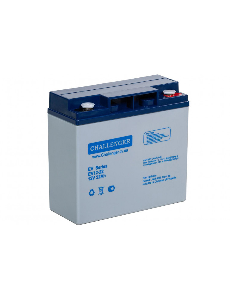 Акумулятор Challenger EV12-22 AGM, 12В, 22 А·год купити - AnyBattery.com.ua
