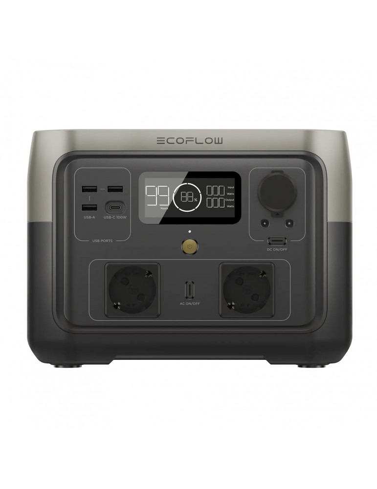 Зарядна станція EcoFlow RIVER 2 Max, 500 Вт, LiFePO4, 512 Вт·год, Чистий синус купити - AnyBattery.com.ua Зарядна станція EcoFlow RIVER 2 Max, 500 Вт, LiFePO4, 512 Вт·год, Чистий синус купити - AnyBattery.com.ua