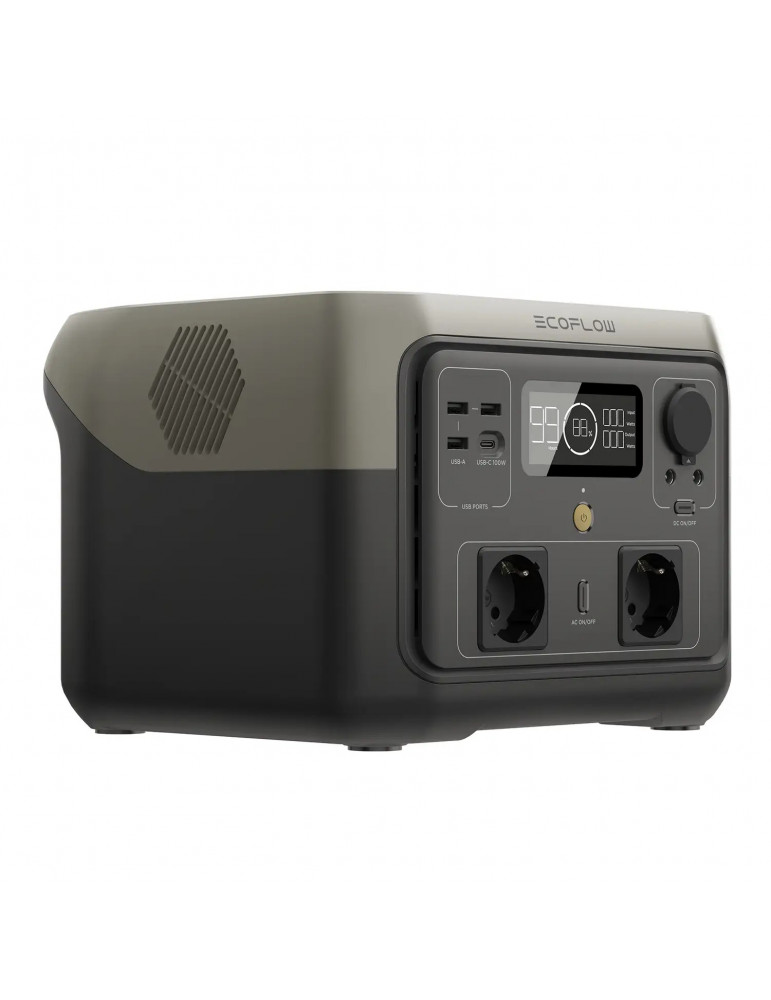Зарядна станція EcoFlow RIVER 2 Max, 500 Вт, LiFePO4, 512 Вт·год, Чистий синус купити - AnyBattery.com.ua Зарядна станція EcoFlow RIVER 2 Max, 500 Вт, LiFePO4, 512 Вт·год, Чистий синус купити - AnyBattery.com.ua