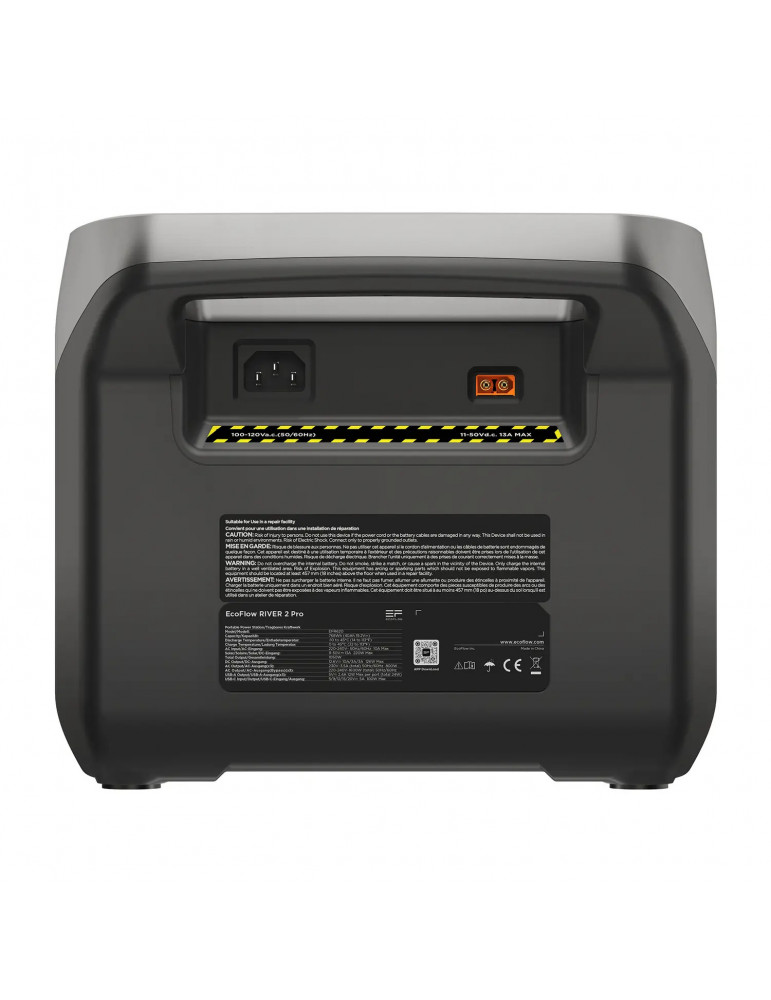 Зарядна станція EcoFlow RIVER 2 Pro, 800 Вт, LiFePO4, 768 Вт·год, Чистий синус купити - AnyBattery.com.ua