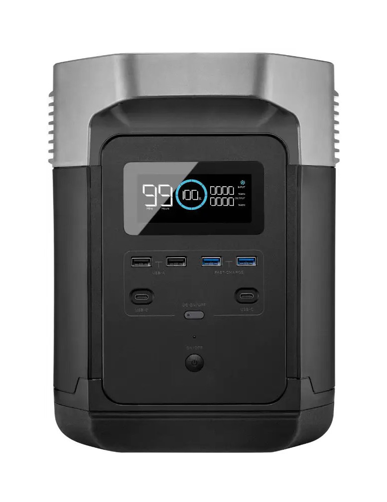 Зарядна станція EcoFlow DELTA, 1800 Вт, Li-ion, 1260 Вт·год, Чистий синус купити - AnyBattery.com.ua