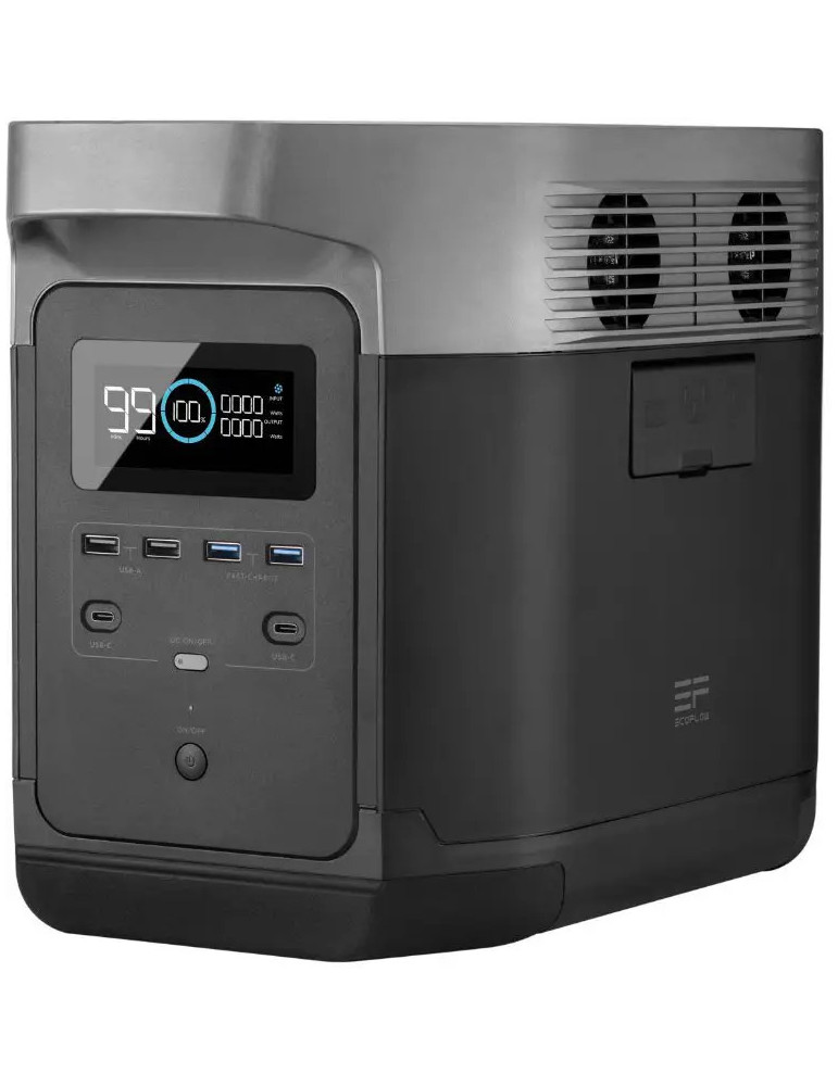 Зарядна станція EcoFlow DELTA, 1800 Вт, Li-ion, 1260 Вт·год, Чистий синус купити - AnyBattery.com.ua