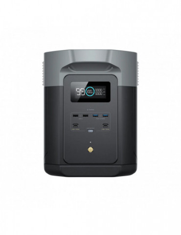 Зарядна станція EcoFlow DELTA 2 Max, 2400 Вт, LiFePO4, 2048 Вт·год, Чистий синус купити - AnyBattery.com.ua