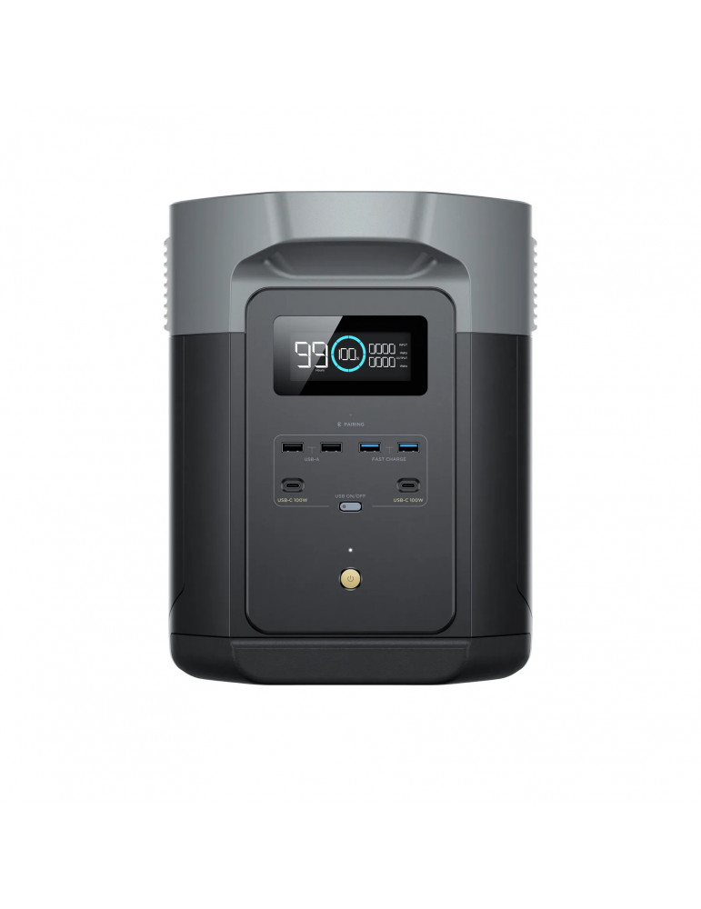 Зарядна станція EcoFlow DELTA 2 Max, 2400 Вт, LiFePO4, 2048 Вт·год, Чистий синус купити - AnyBattery.com.ua Зарядна станція EcoFlow DELTA 2 Max, 2400 Вт, LiFePO4, 2048 Вт·год, Чистий синус купити - AnyBattery.com.ua