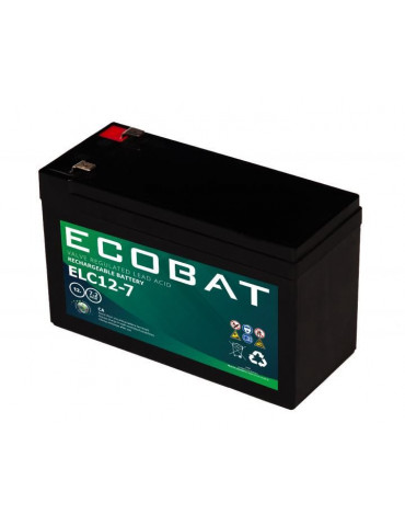 Акумулятор ECOBAT ELC 12-7.2AGM, 12В, 7,2 А·год купити - AnyBattery.com.ua