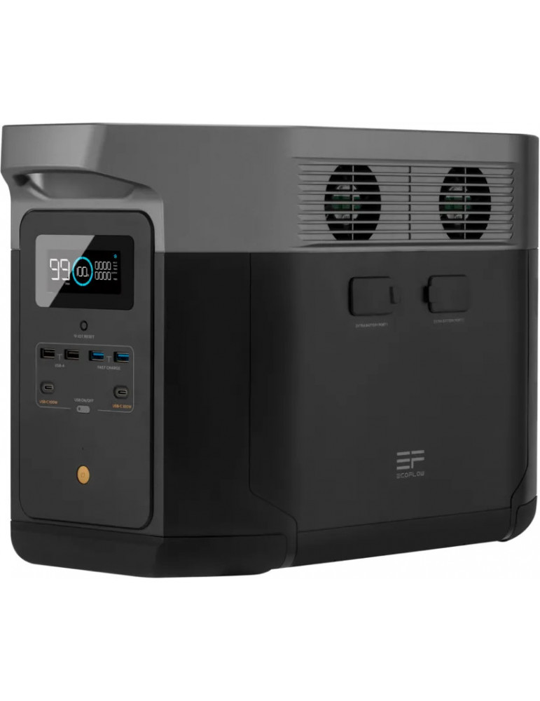 Зарядна станція EcoFlow DELTA Max 1600, 2400 Вт, NCM, 1612 Вт·год, Чистий синус купити - AnyBattery.com.ua