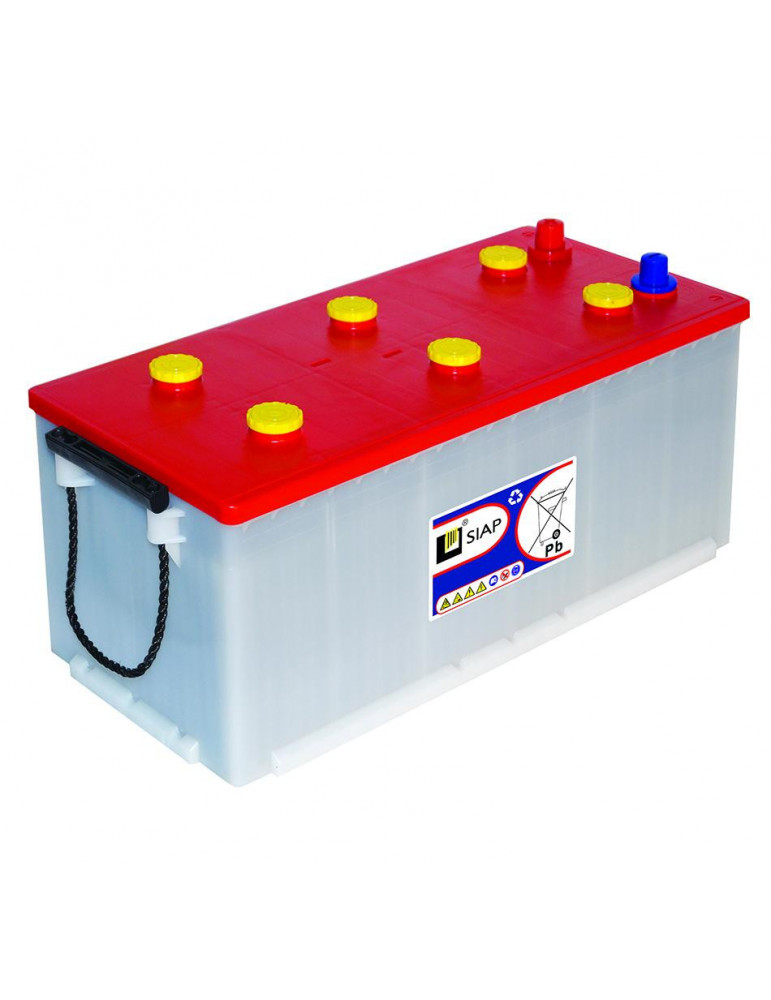 Тяговий акумулятор SIAP 6 PT 160 WET, Flooded, 12В, 160 А·год купити - AnyBattery.com.ua