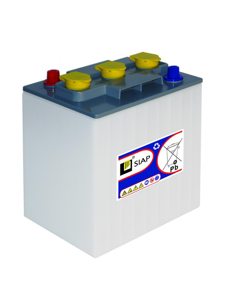 Тяговий акумулятор SIAP 3 PT 180 WET, Flooded, 6В, 180 А·год купити - AnyBattery.com.ua